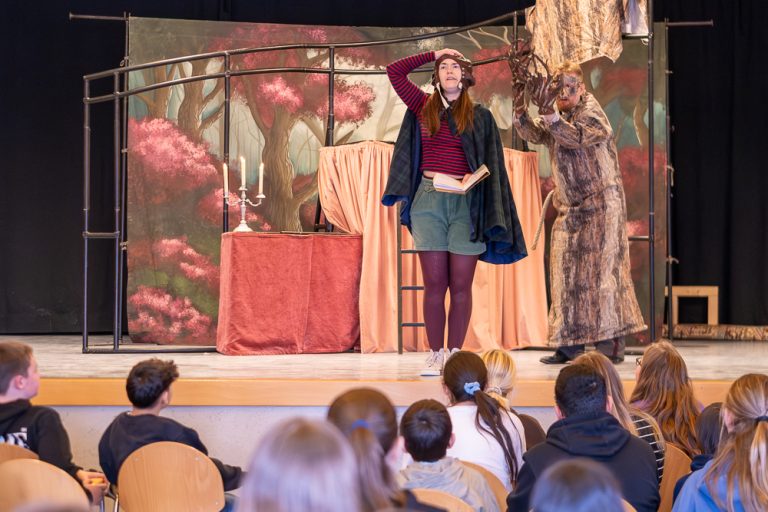 Aufnahme aus der englischen Theateraufführung