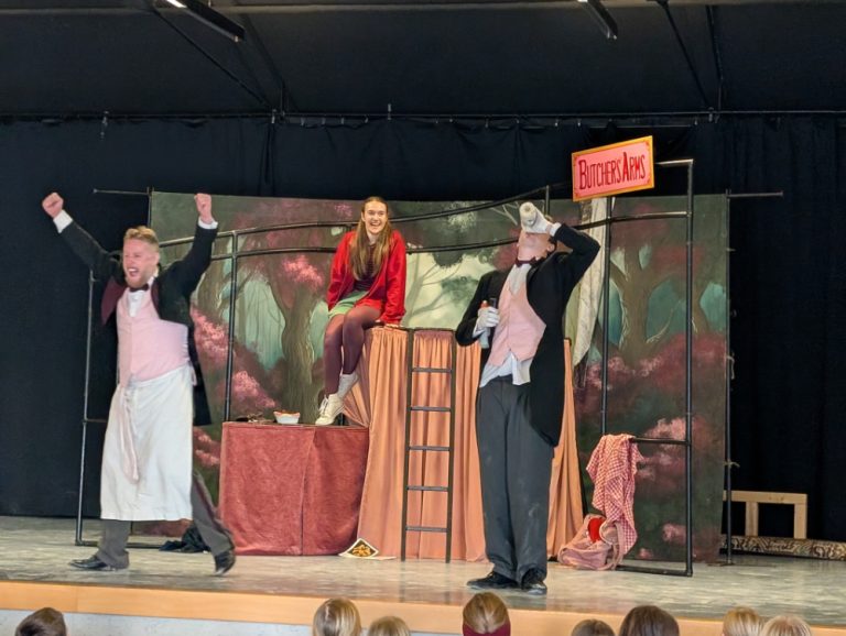 Aufnahme aus der englischen Theateraufführung