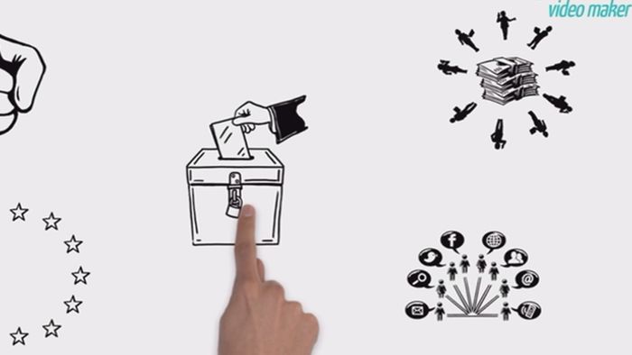 Screenshot aus dem Erklärvideo zur Europawahl