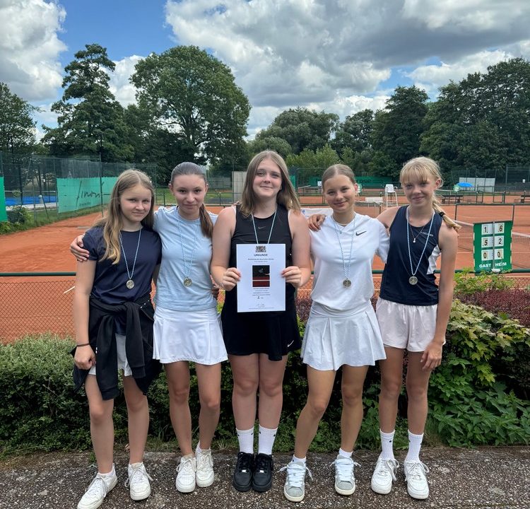 Mädchen WK IV sind Oberfränkischer Vizemeister im Tennis