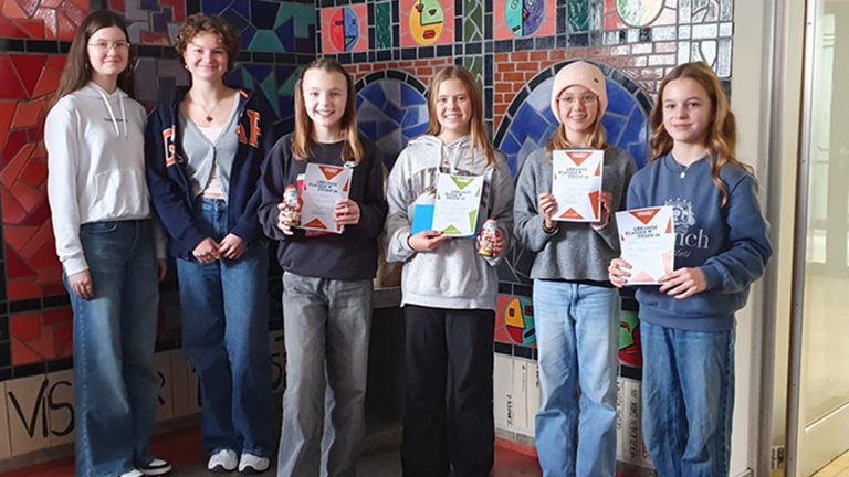 Siegerinnen des Vorlesewettbewerbs