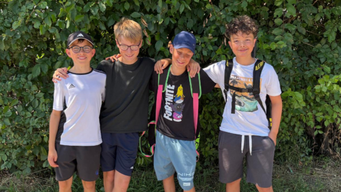 Tennismannschaft der Jungen