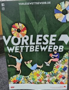 Plakat des Vorlesewettbewerbs