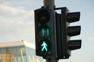 grüne Fußgängerampel