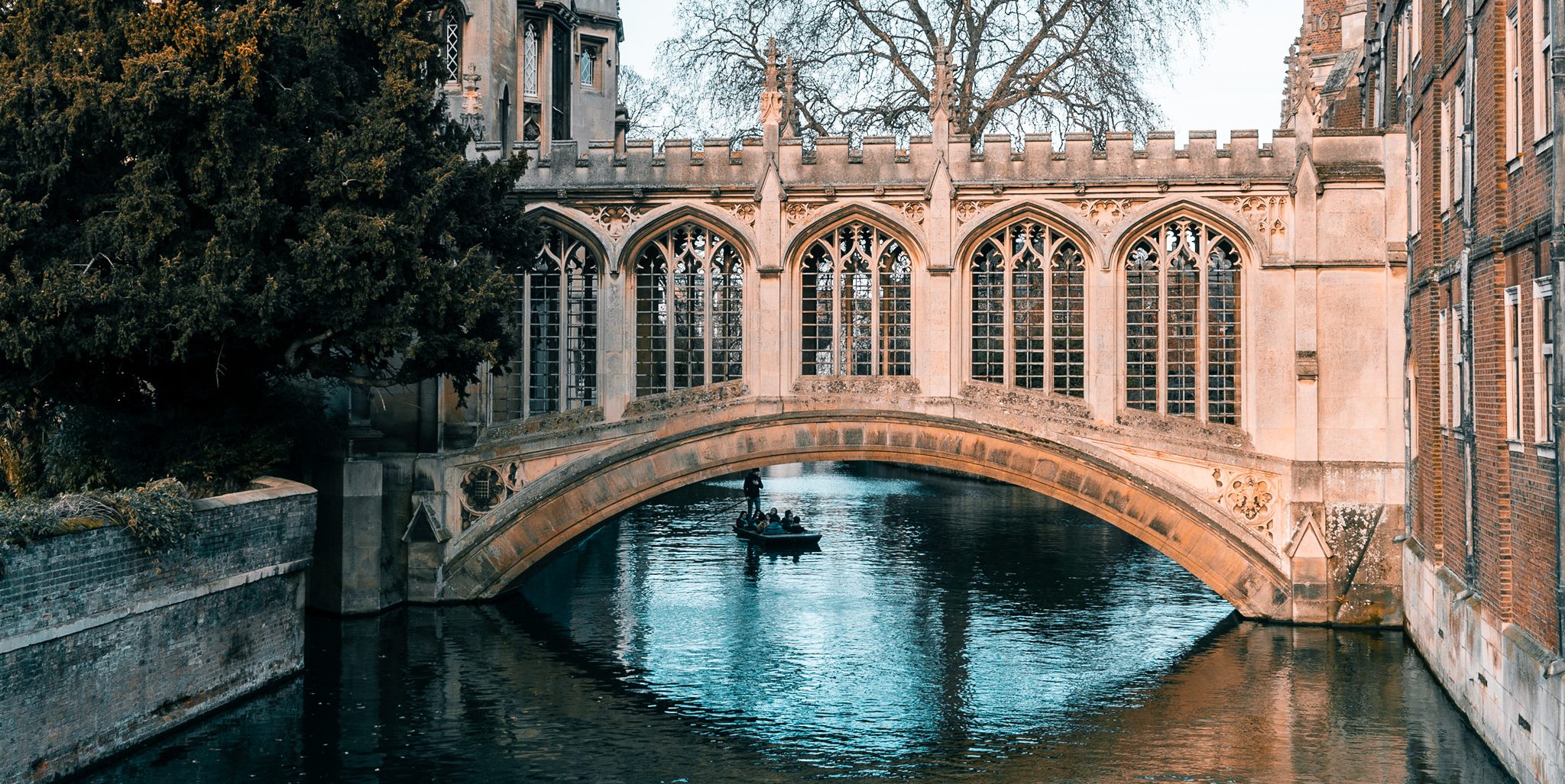 Bridge of Sighs in Cambridge