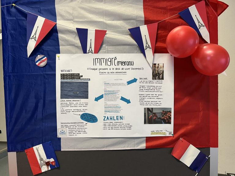 Ausstellung beim deutsch-französischen Tag