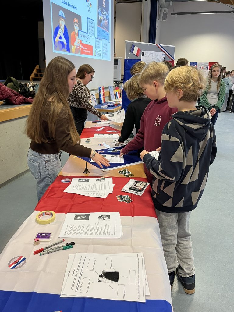 Austellung beim deutsch-französischen Tag