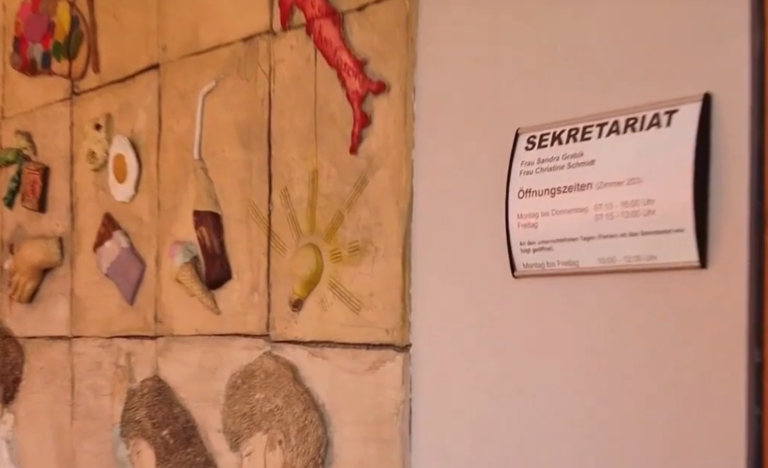 Türschild Sekretariat