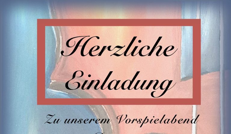Einladung zum Vorspielabend