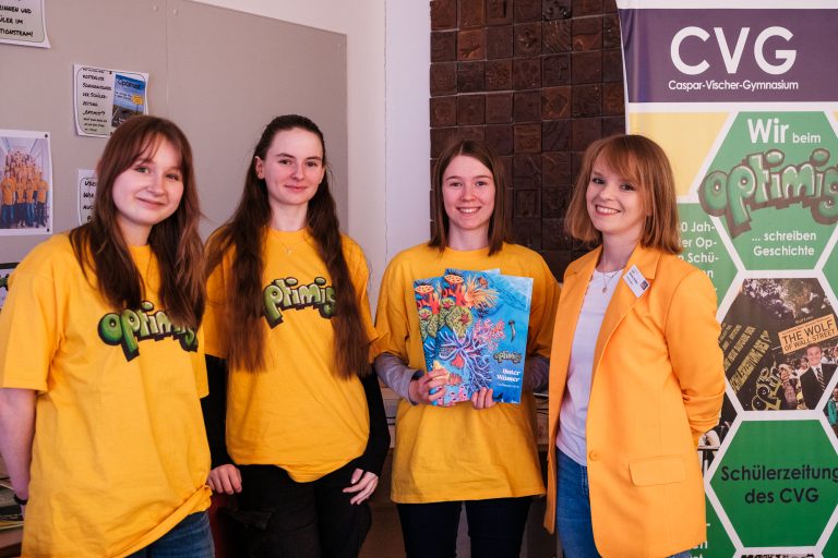 Team der Schülerzeitung Optimist