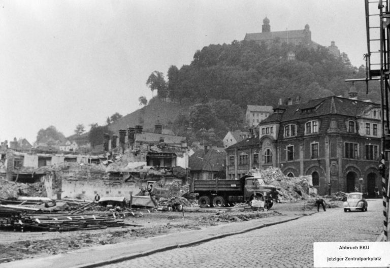 EKU Platz - Foto vom Abriss