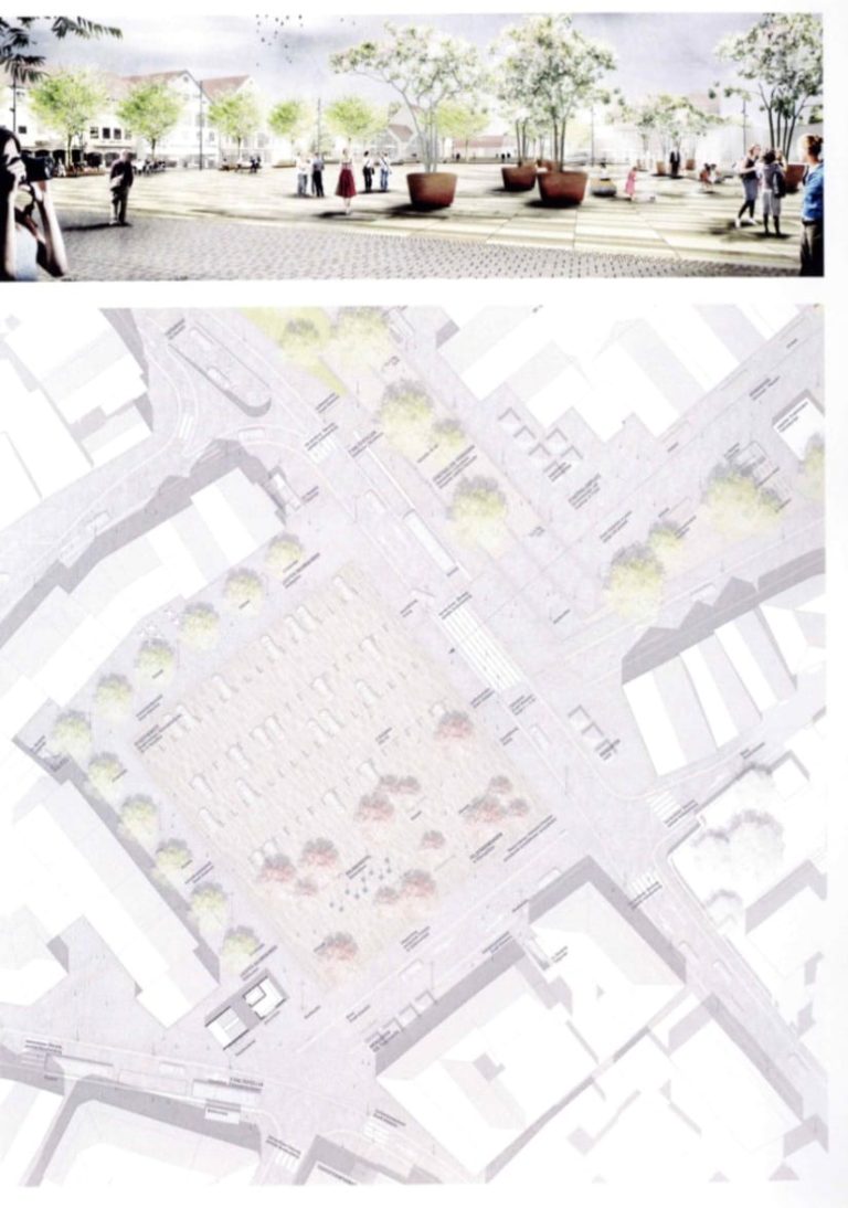 Entwurf EKU-Platz von JOMA Bamberg