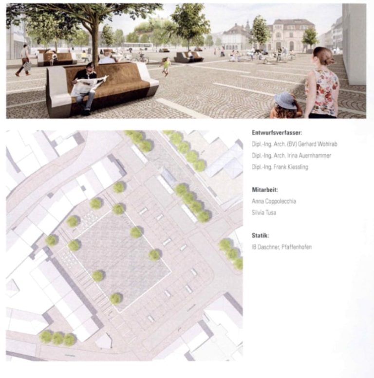 Entwurf EKU-Platz von MünchenBerlin