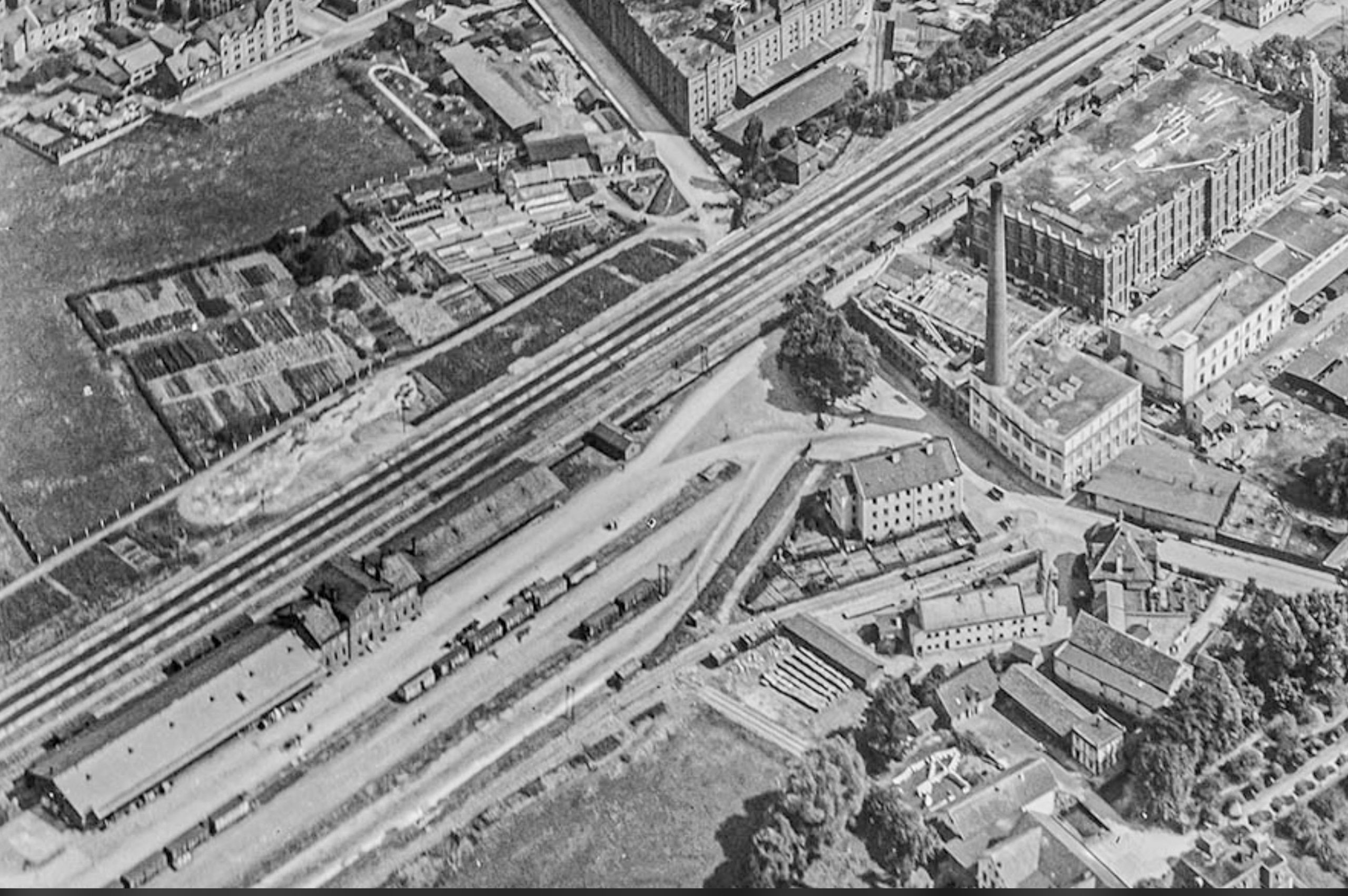 Kulmbacher Güterbahnhof um 18910