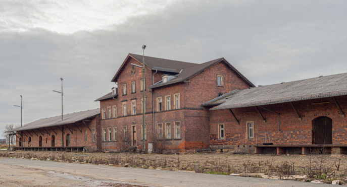 Gebäude am Kulmbacher Güterbahnhof