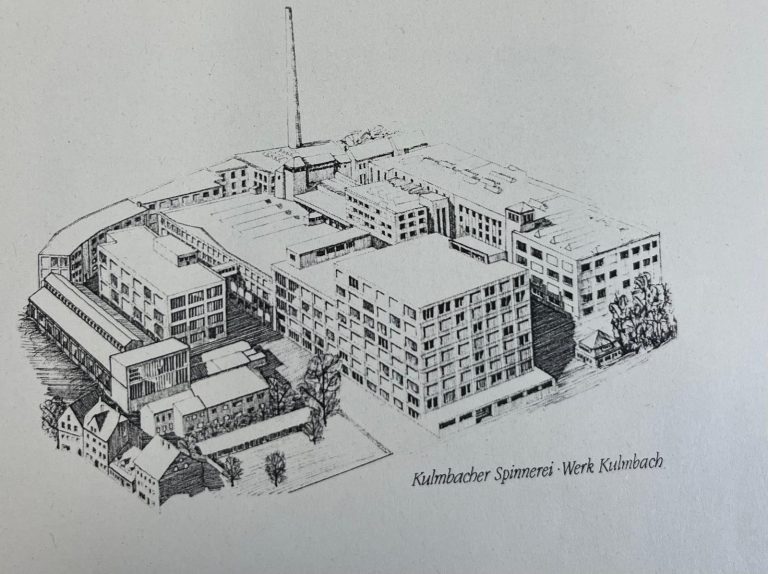 Zeichnung der Kulmbacher Spinnerei
