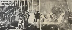 Dokumentation der Löschversuche eines Brandes