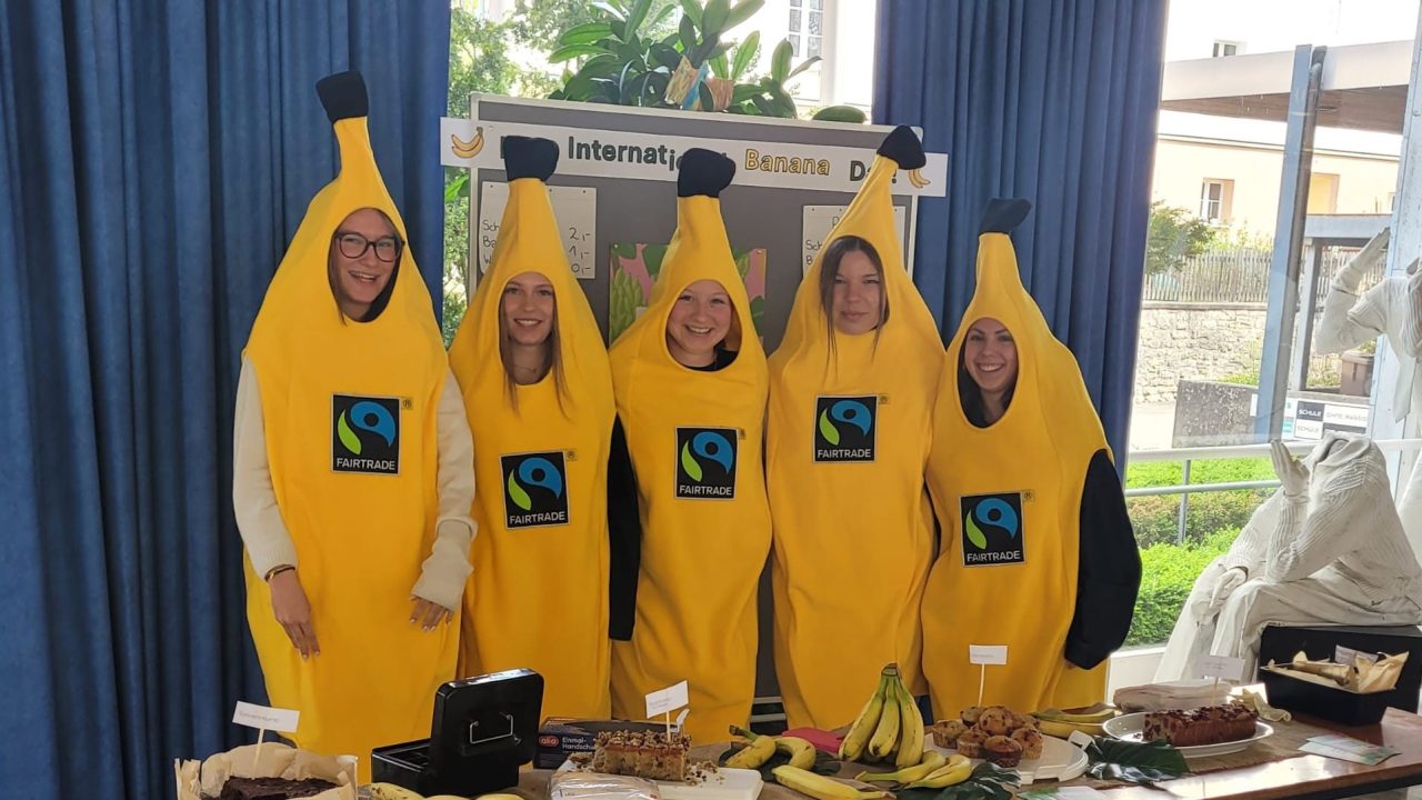 Der International Banana Day am CVG: Gelbe Pause für den guten Zweck