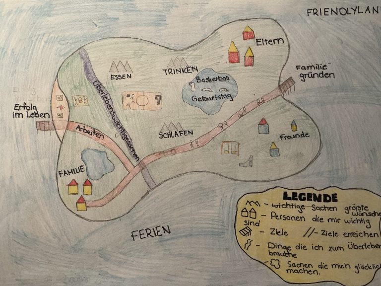 Ethikprojekt im Schuljahr 2025/26 Landkarte meiner Bedürfnisse