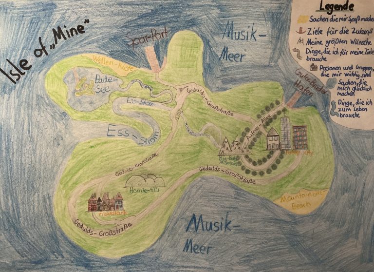 Ethikprojekt im Schuljahr 2025/26 Landkarte meiner Bedürfnisse