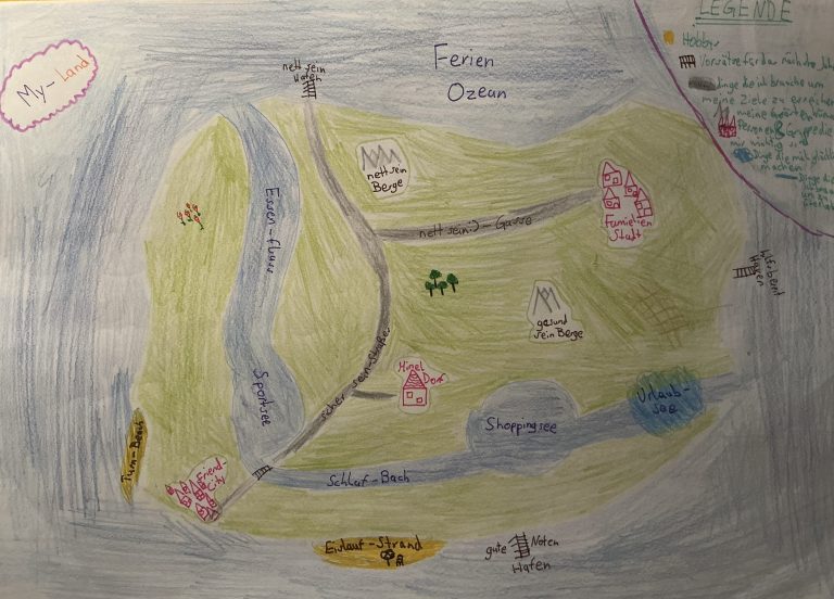 Ethikprojekt im Schuljahr 2025/26 Landkarte meiner Bedürfnisse