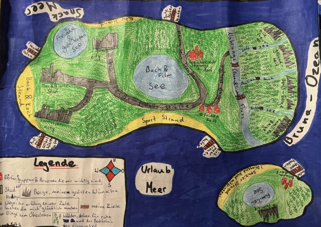 Ethikprojekt im Schuljahr 2025/26 Landkarte meiner Bedürfnisse