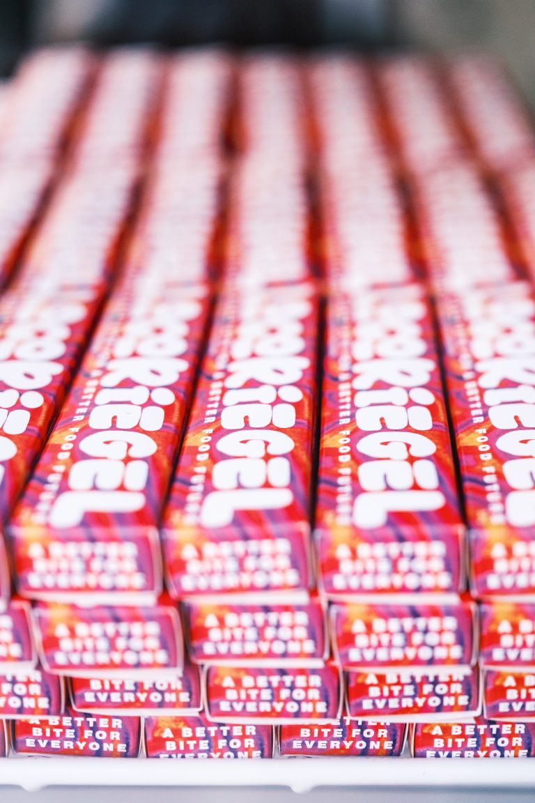 Verpackung des Schokoriegels