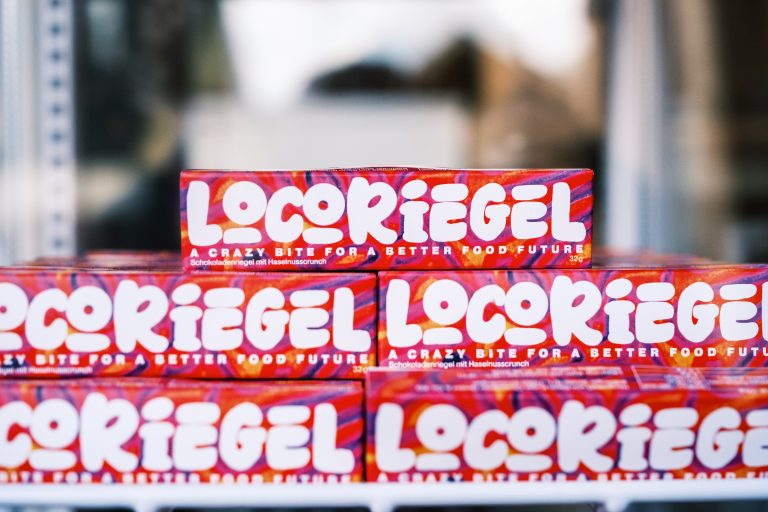 Verpackung des Schokoriegels