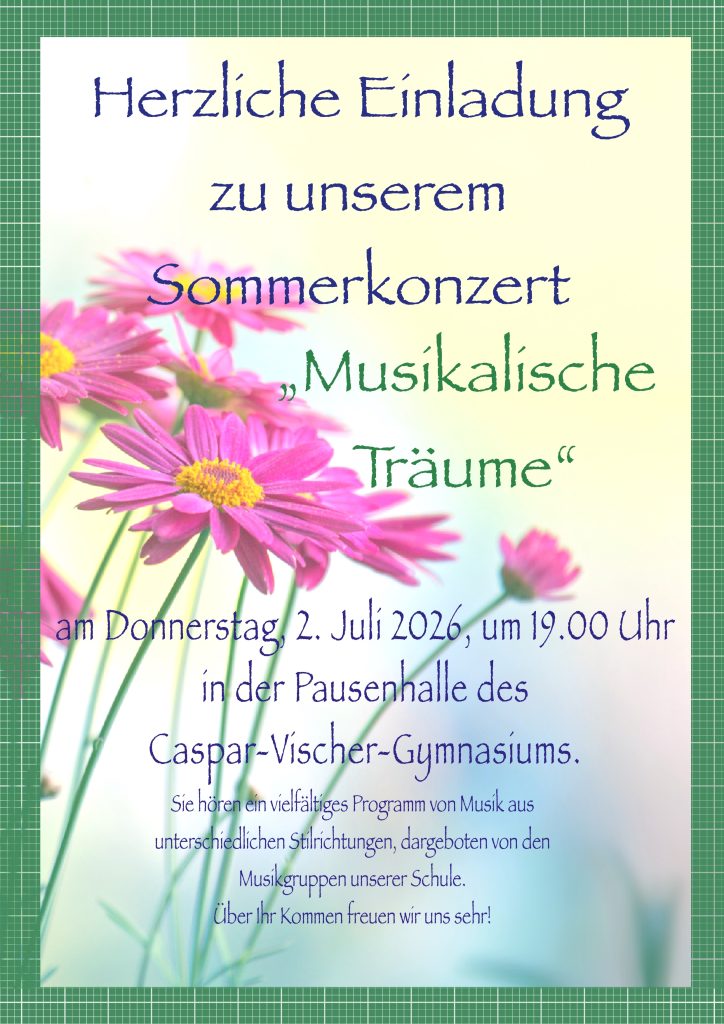 Einladung zum Sommerkonzert