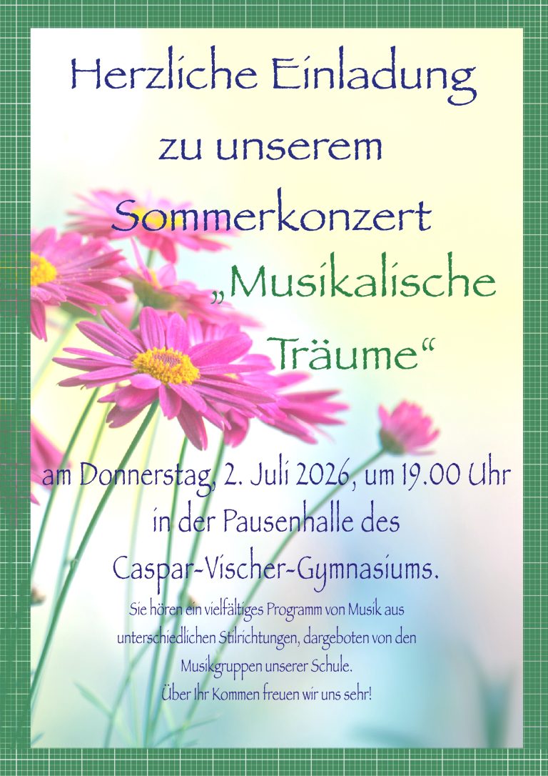Einladung zum Sommerkonzert