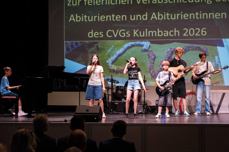 Schulband auf der Bühne