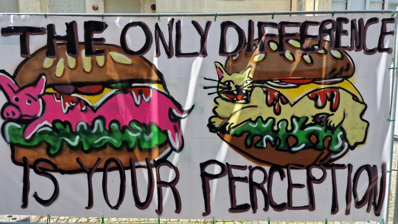 Graffiti-Aktion an der Alten Spinnerei