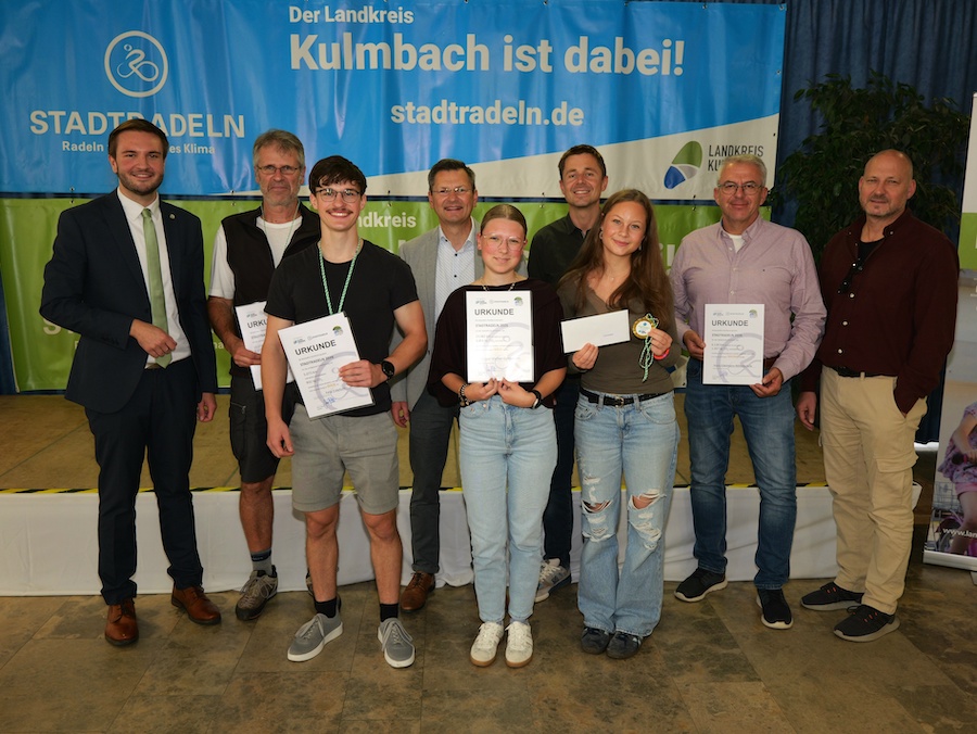 Die erfolgreichsten weiterführenden Schulen des Landkreises – das Team CVG belegte erneut den ersten Platz.